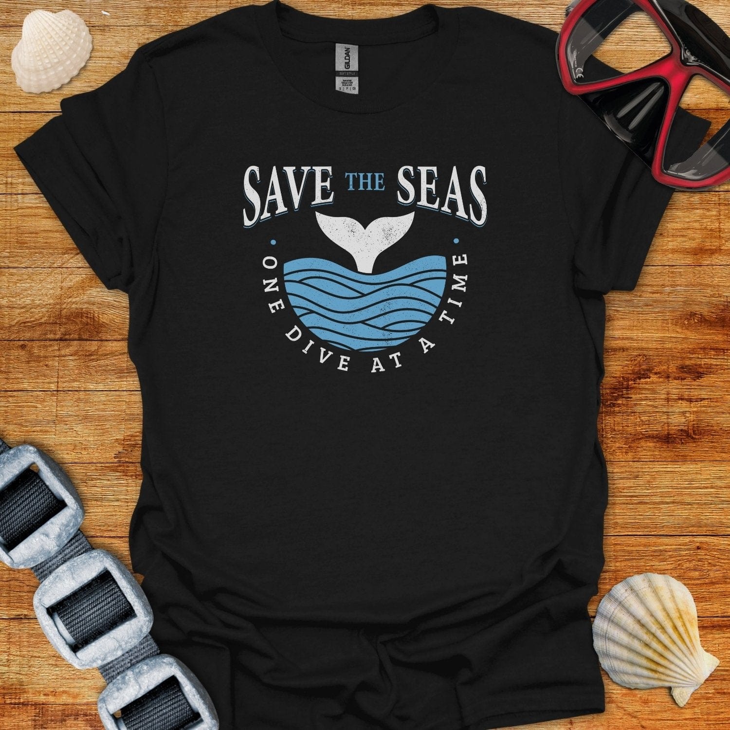 T-Shirt Black / S Save The Seas T-Shirt