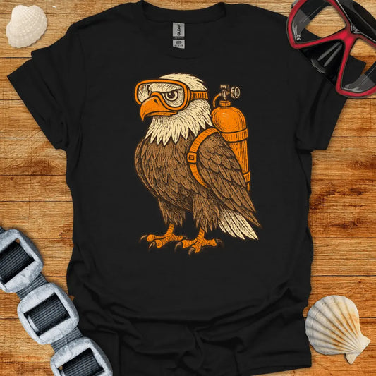 T-Shirt Black / S Scuba Eagle T-Shirt