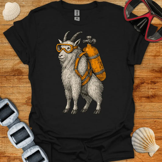 T-Shirt Black / S Scuba Goat T-Shirt