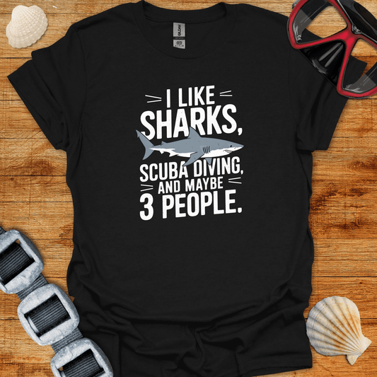 T-Shirt Black / S Sharks & People T-Shirt