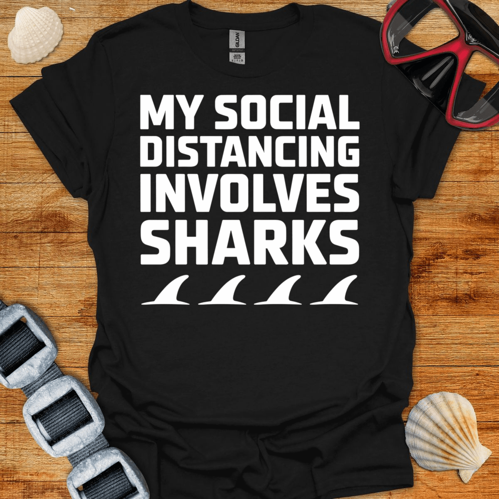 T-Shirt Black / S Social Distancing T-Shirt