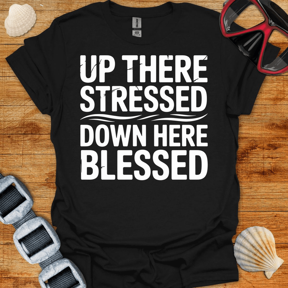 T-Shirt Black / S Stressed Blessed T-Shirt