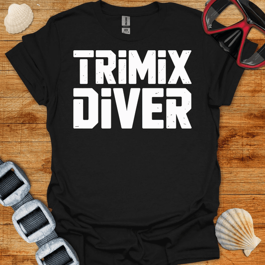 T-Shirt Black / S Trimix Diver Bold T-Shirt