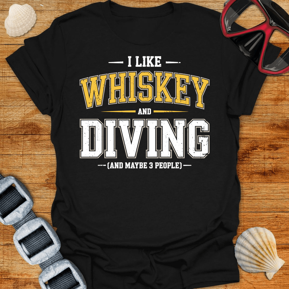 T-Shirt Black / S Whiskey & Diving T-Shirt