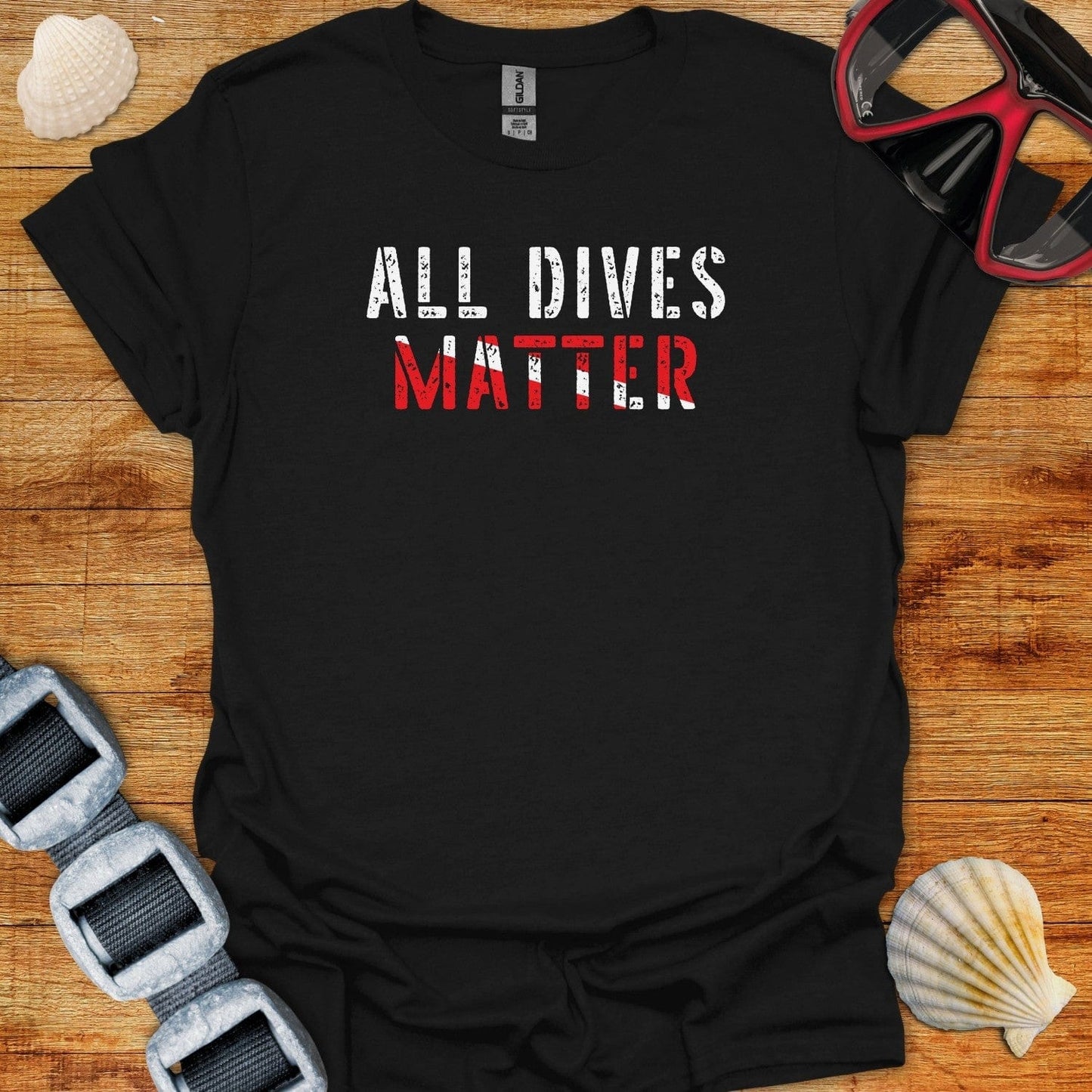 T-Shirt Black / XS All Dives Matter