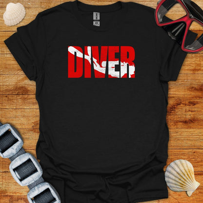 T-Shirt Black / XS Bold Diver