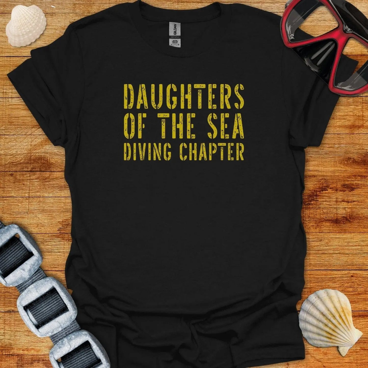 T-Shirt Black / XS Daughters Of The Sea Diving Chapter