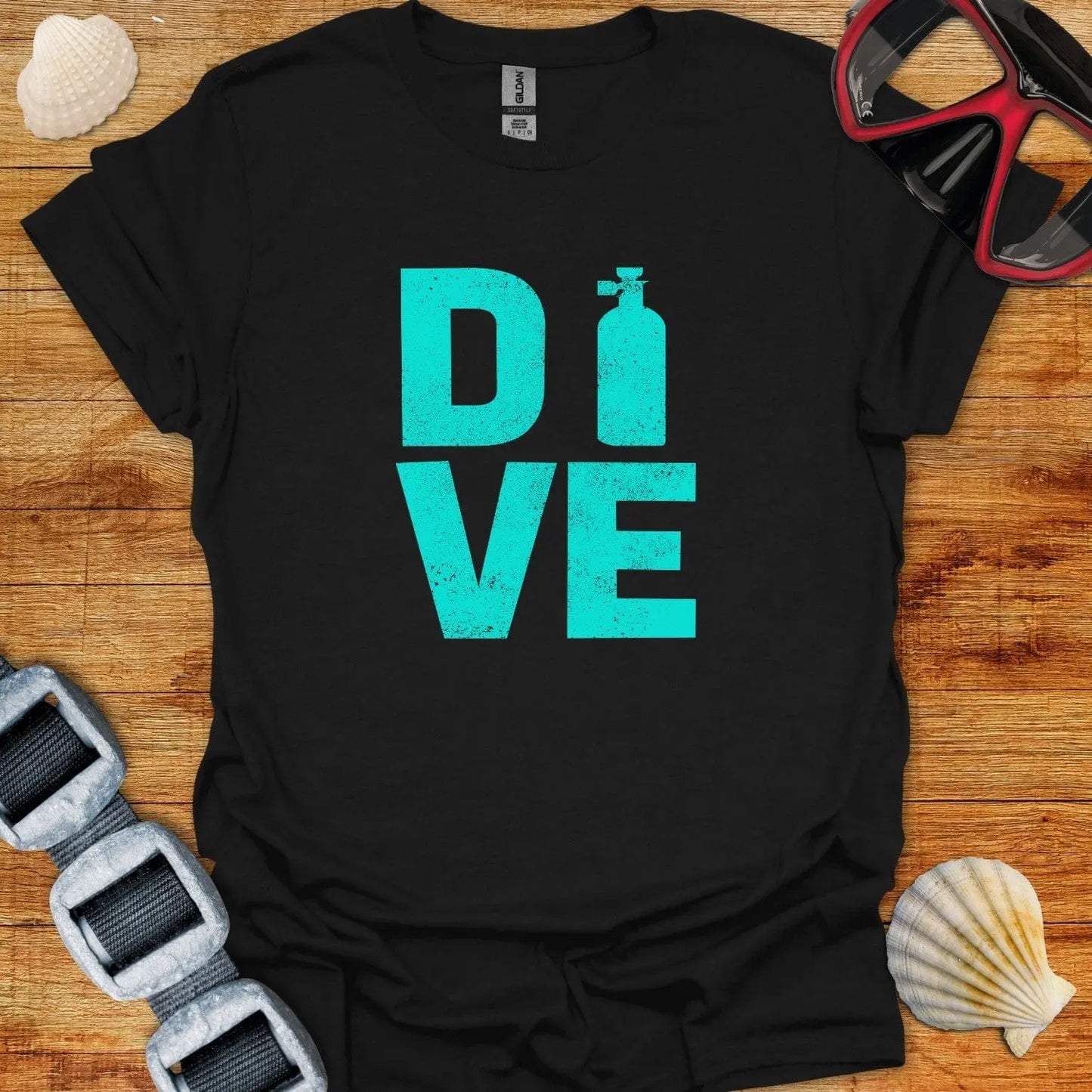 T-Shirt Black / XS Dive