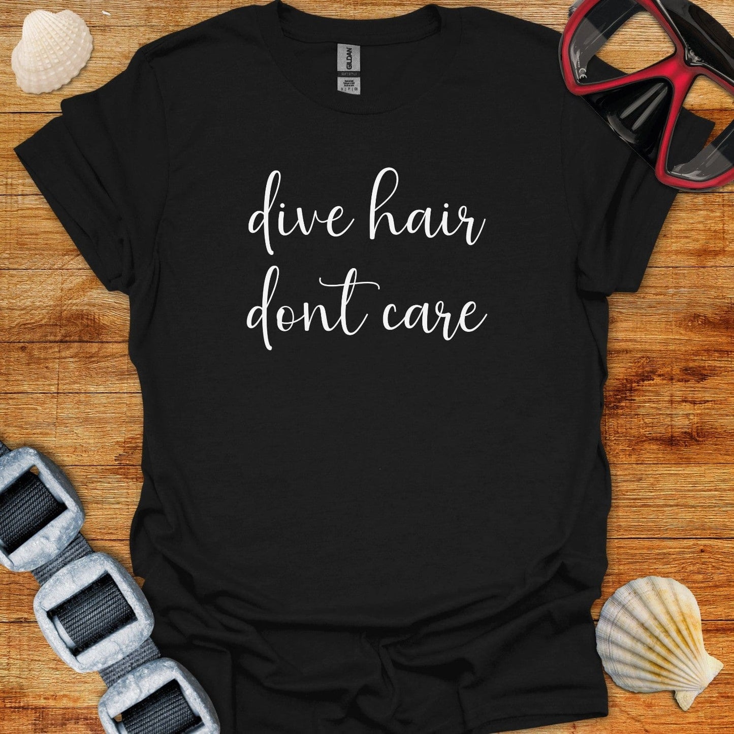 T-Shirt Black / XS Dive Hair Dont Care
