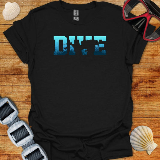 T-Shirt Black / XS Dive Into The Blue