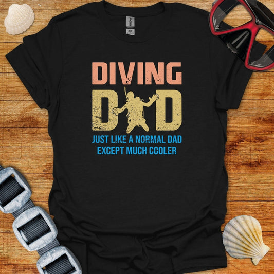 T-Shirt Black / XS Diving Dad