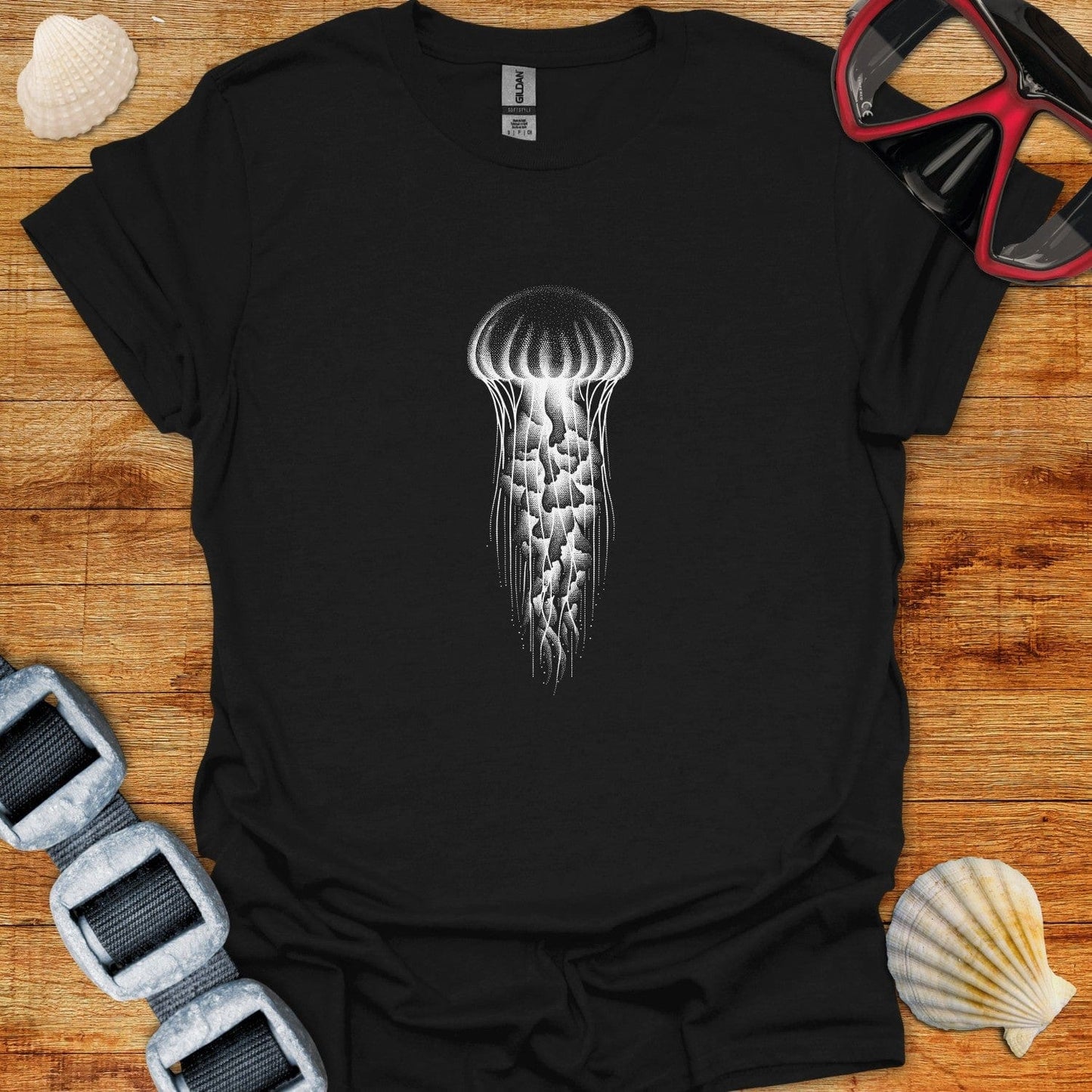 T-Shirt Black / XS Jelly Fish