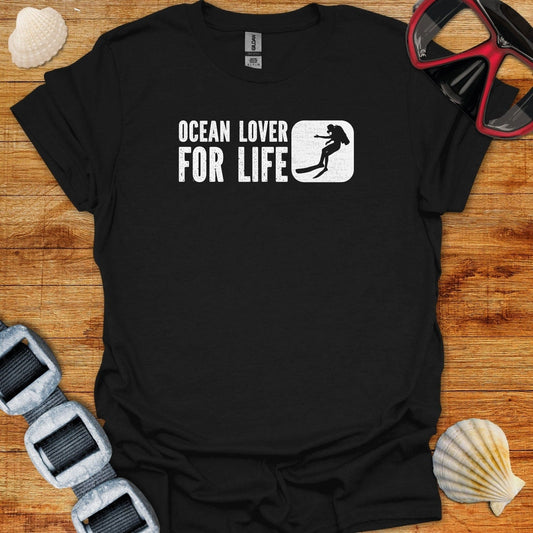 T-Shirt Black / XS Ocean Lover For Life