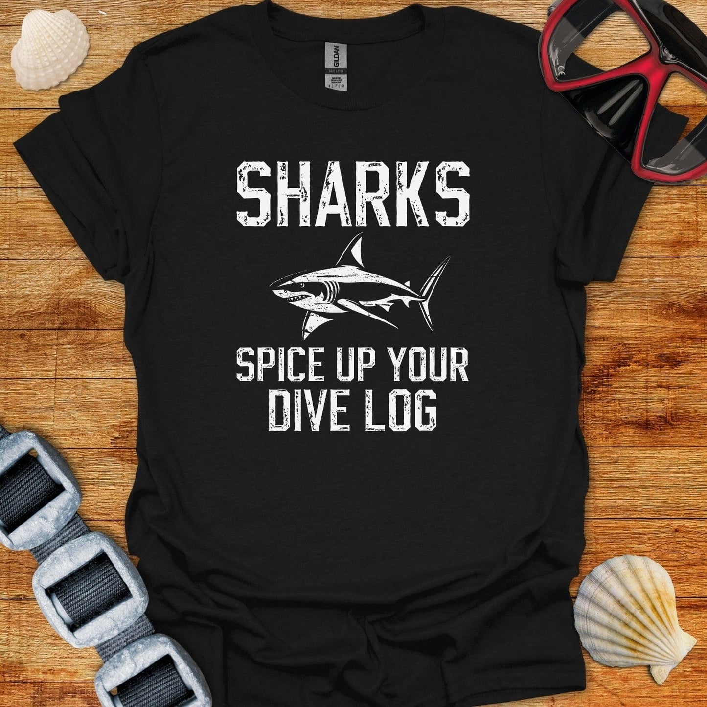 T-Shirt Black / XS Shark