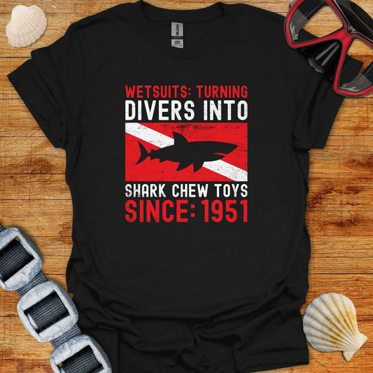 T-Shirt Black / XS Shark Chew Toy