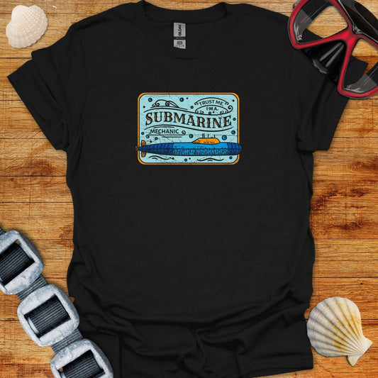 T-Shirt Black / XS Submarine Mechanic