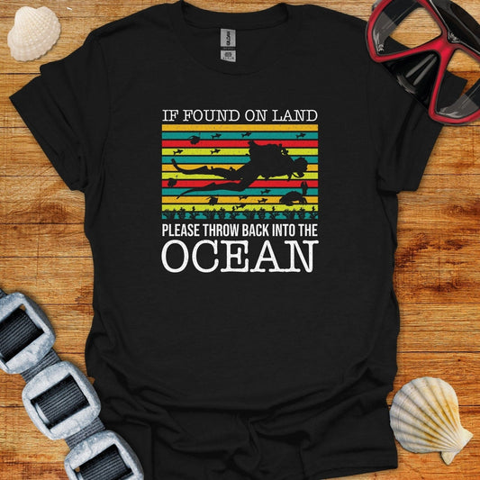 T-Shirt Black / XS Throw Back Into The Ocean