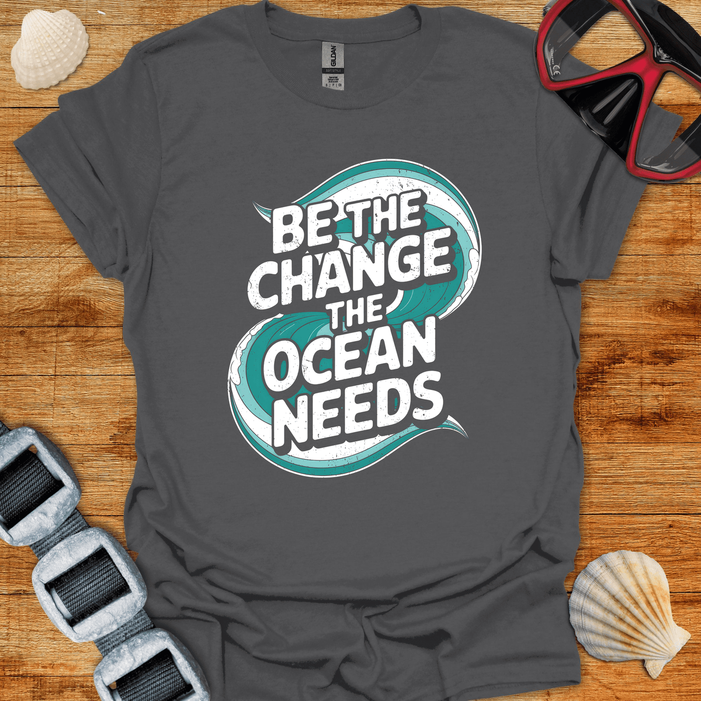 T-Shirt Charcoal / S Be The Change T-Shirt