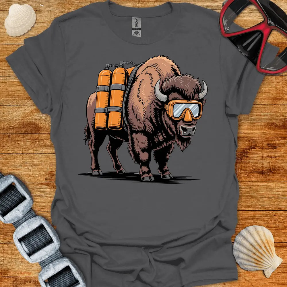 T-Shirt Charcoal / S Byson Diver T-Shirt