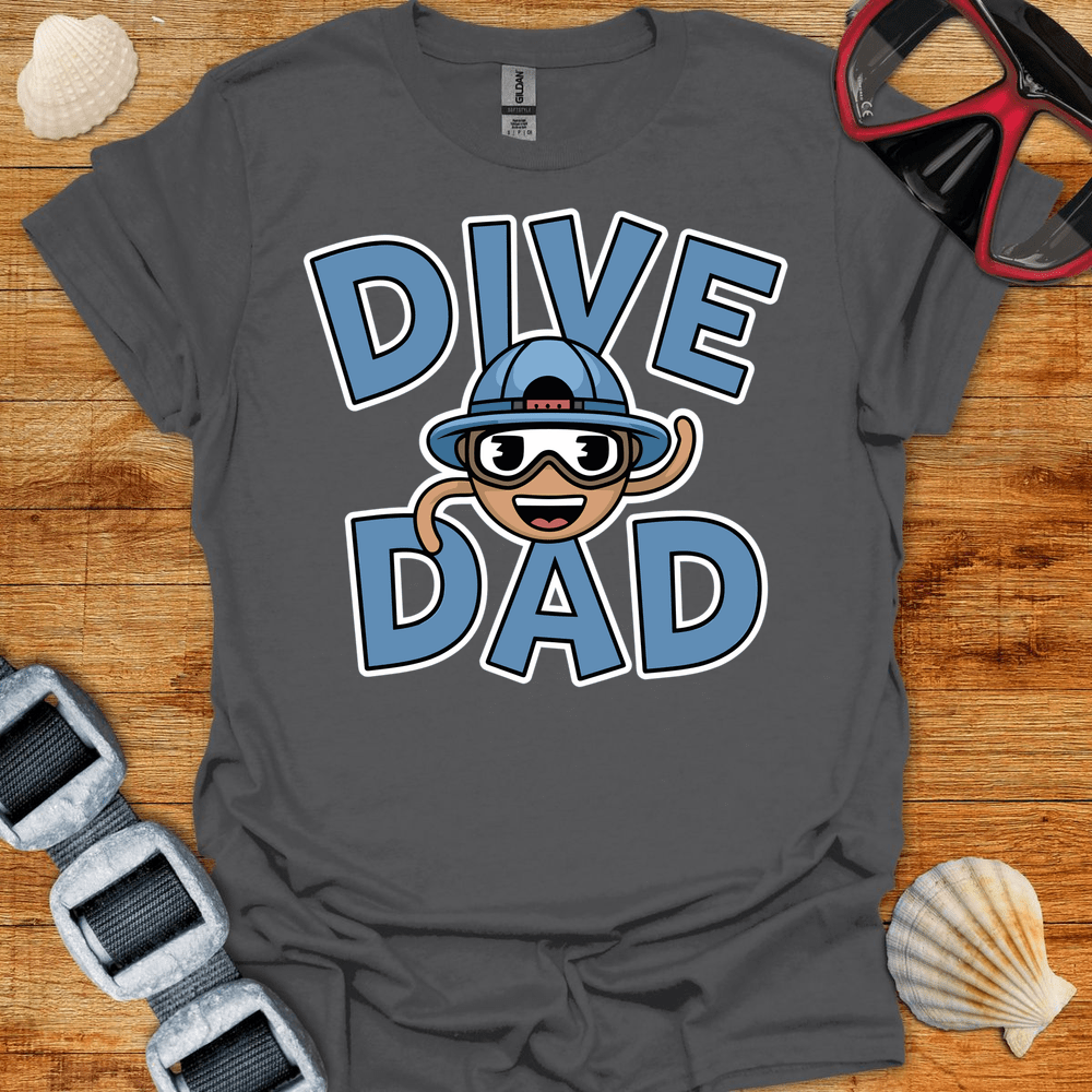 T-Shirt Charcoal / S Dive Dad T-Shirt