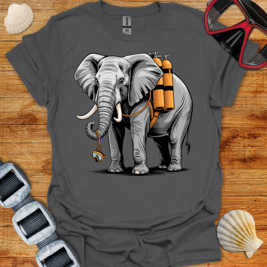 T-Shirt Charcoal / S Elephant Diver T-Shirt