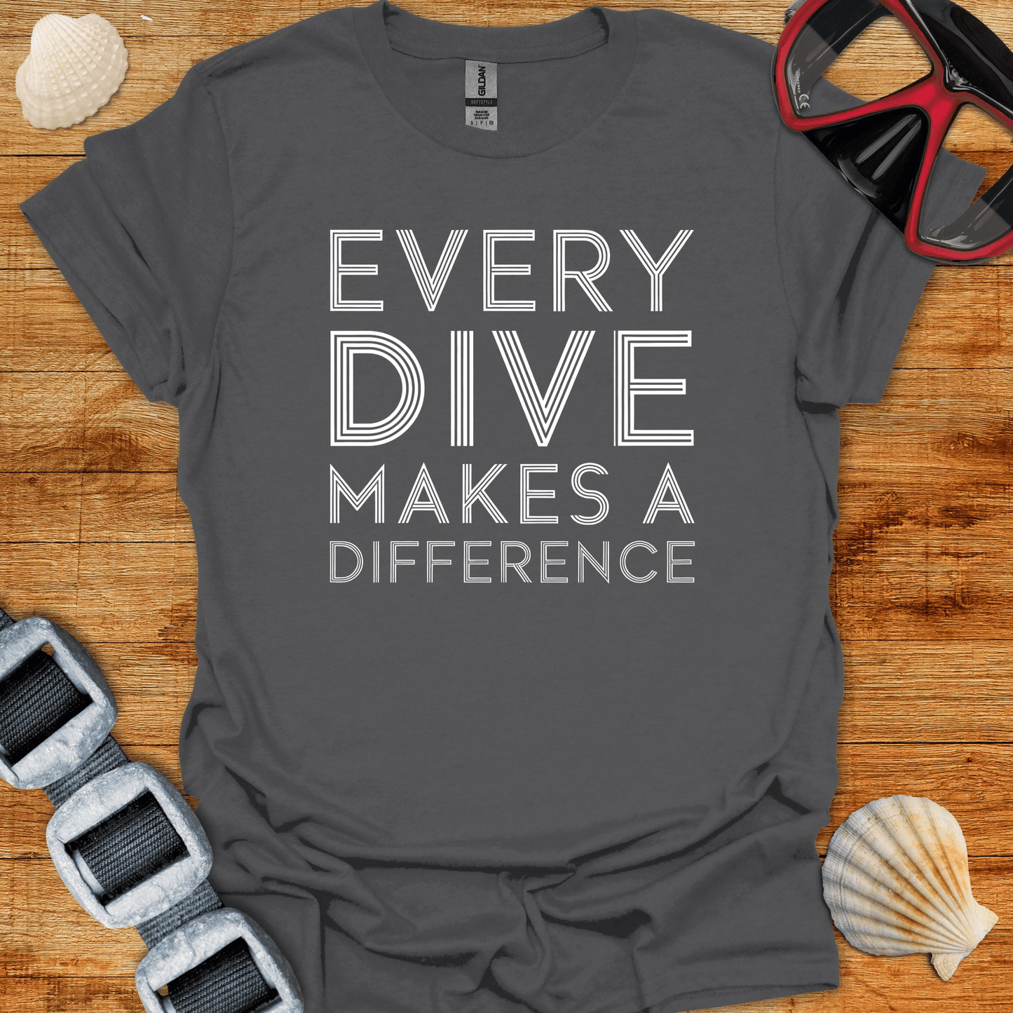 T-Shirt Charcoal / S Every Dive T-Shirt