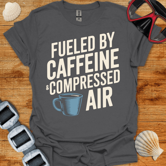 T-Shirt Charcoal / S Fueled By Caffine T Shirt