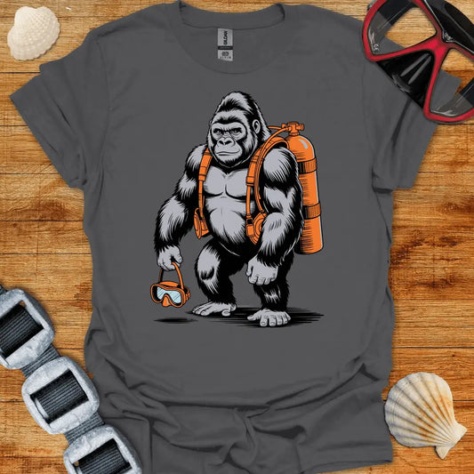 T-Shirt Charcoal / S Gorilla Diver T-Shirt