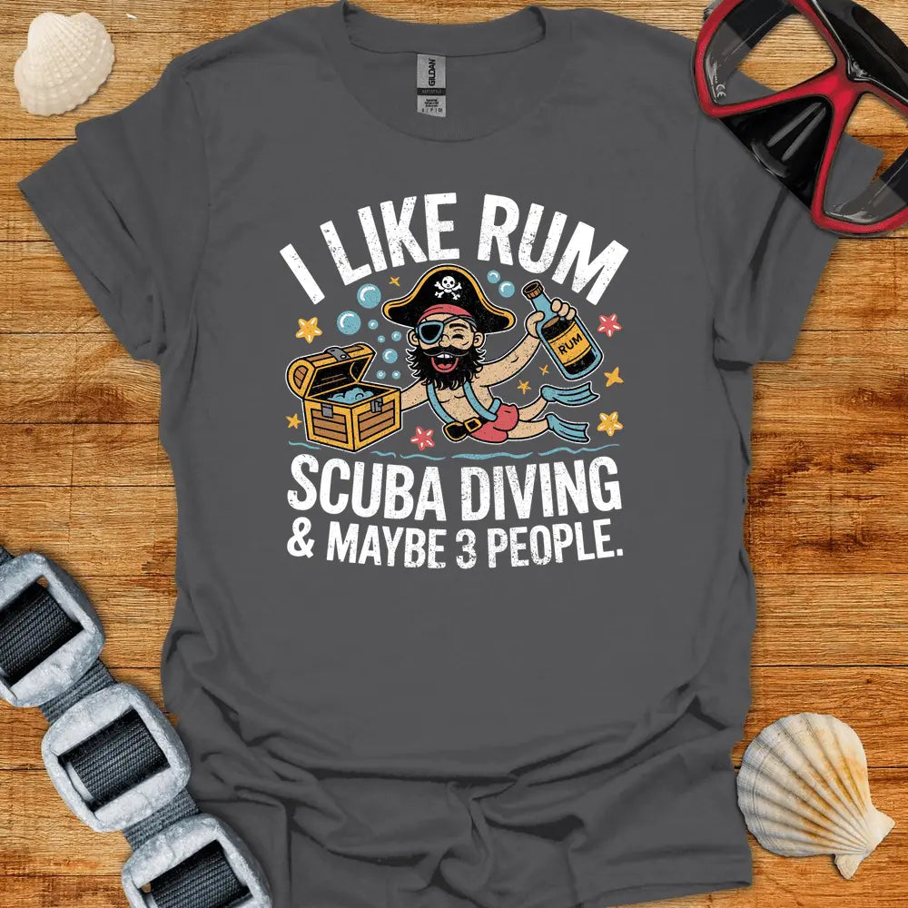 T-Shirt Charcoal / S I Like Rum T-Shirt