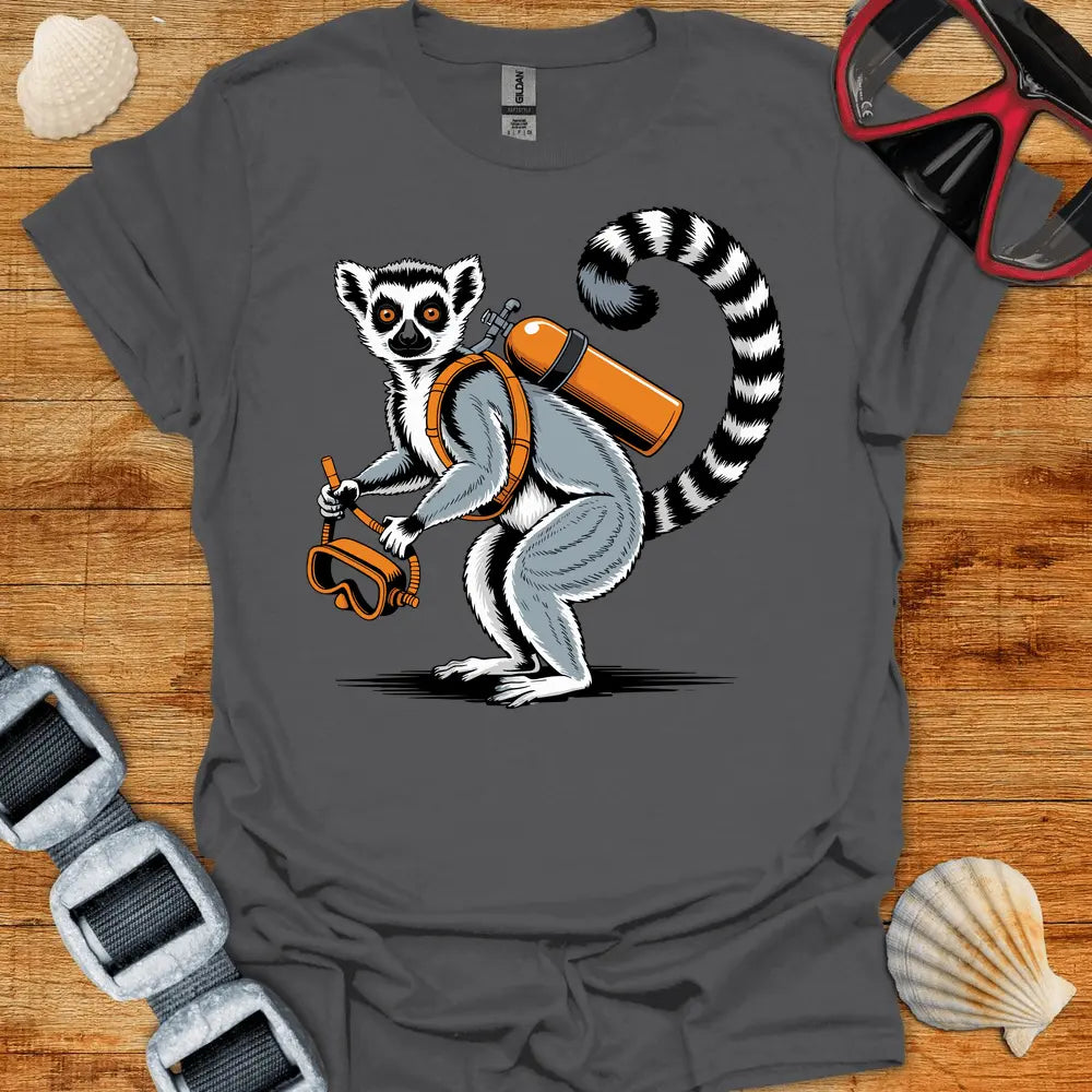 T-Shirt Charcoal / S Lemur Diver T Shirt