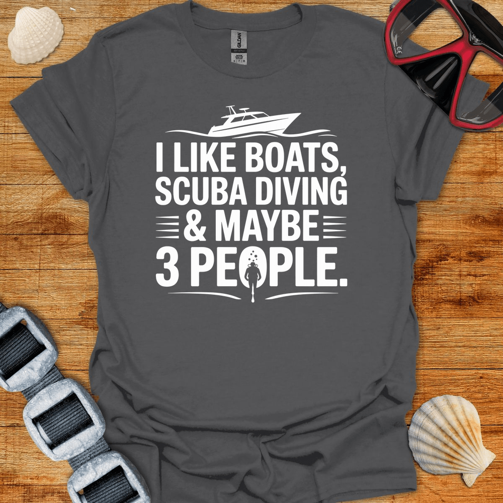 T-Shirt Charcoal / S Like Boats T-Shirt