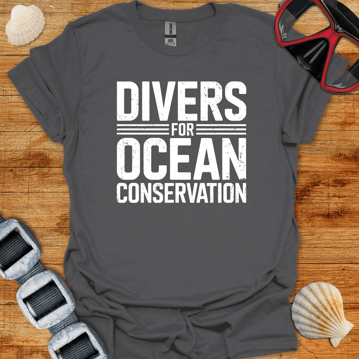 T-Shirt Charcoal / S Ocean Conservation T-Shirt