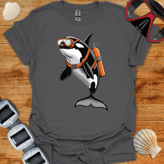 T-Shirt Charcoal / S Orca Diver T-Shirt