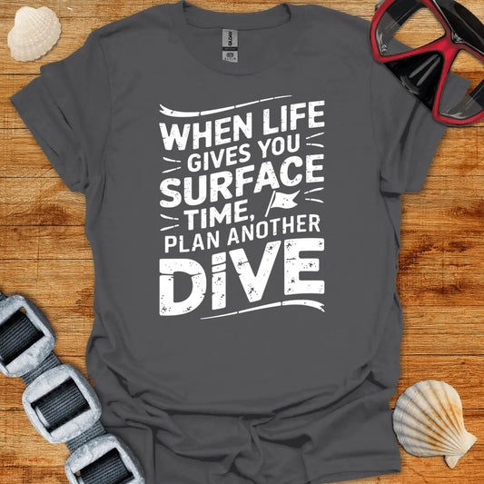 T-Shirt Charcoal / S Plan Another Dive T-Shirt