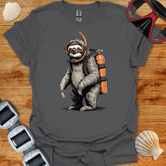 T-Shirt Charcoal / S Sloth Diver T-Shirt
