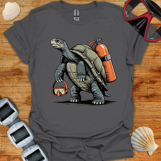 T-Shirt Charcoal / S Tortoise Diver T-Shirt
