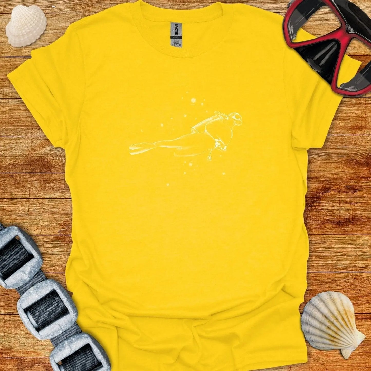 T-Shirt Daisy / S Scuba Diver T-Shirt