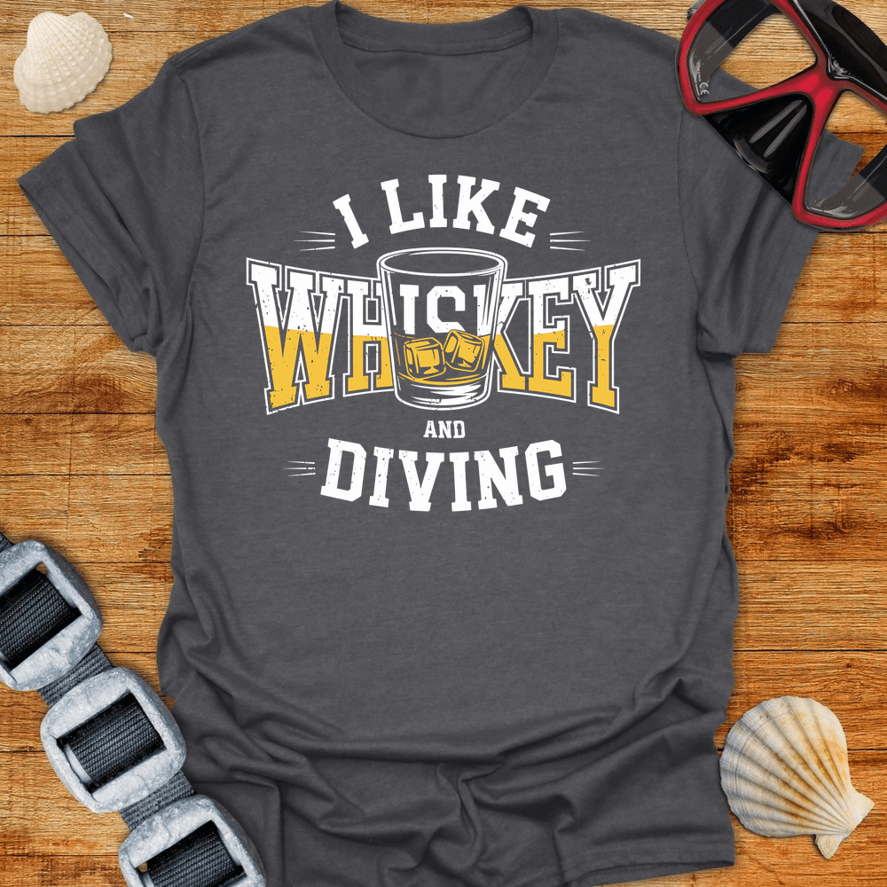 T-Shirt Dark Heather / S Diving & Whiskey T-Shirt