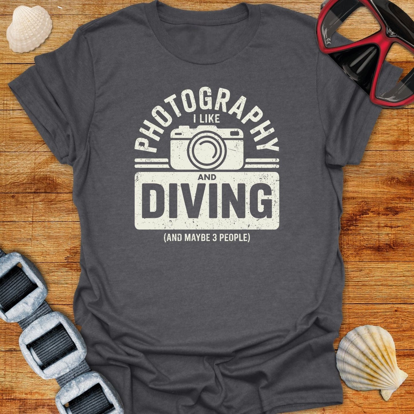 T-Shirt Dark Heather / S Photography & Diving T-Shirt