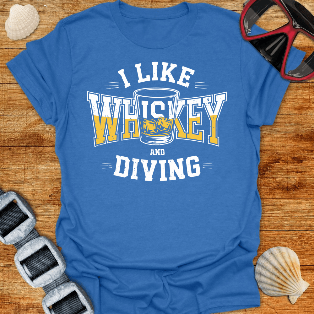 T-Shirt Heather Royal / S Diving & Whiskey T-Shirt