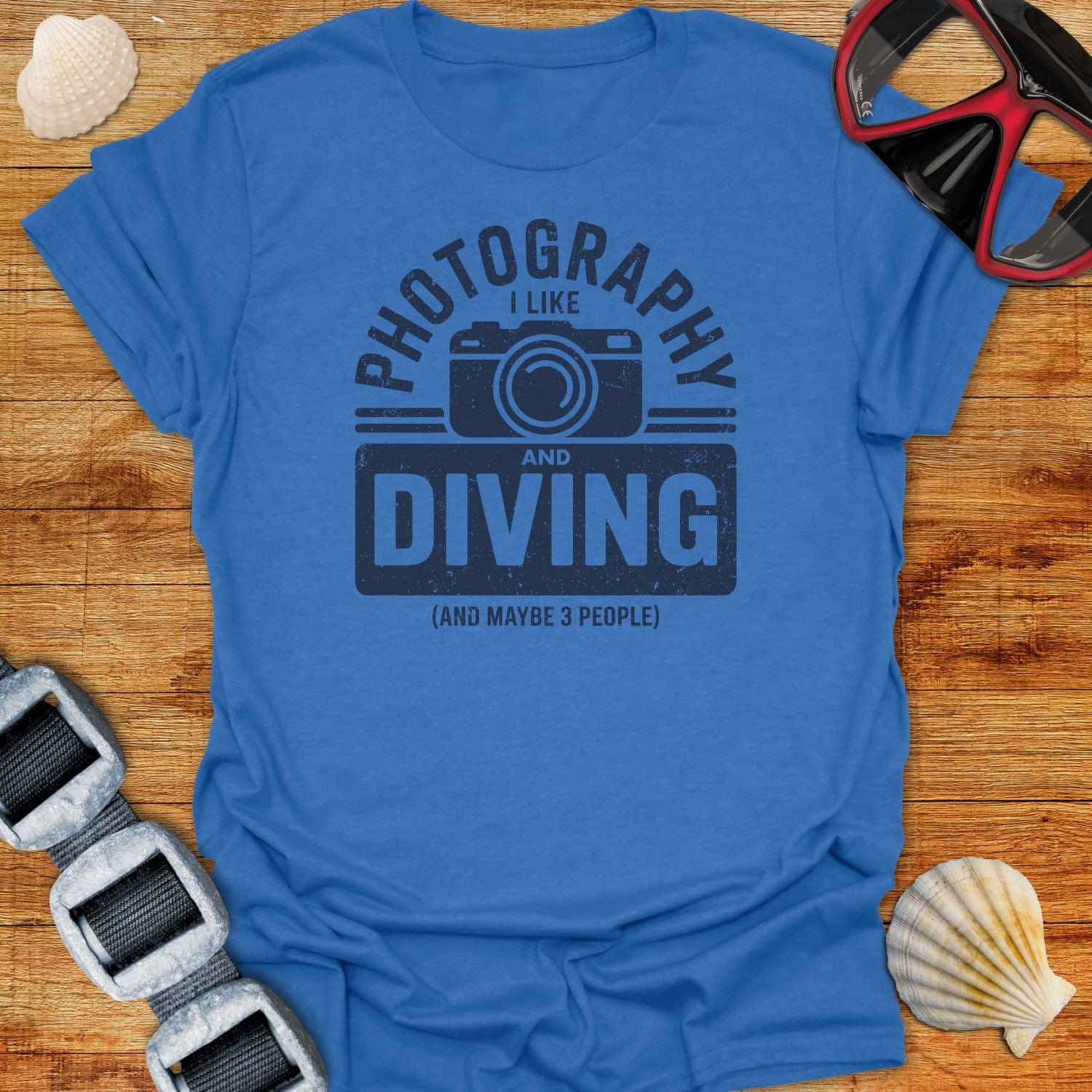 T-Shirt Heather Royal / S Photography & Diving T-Shirt