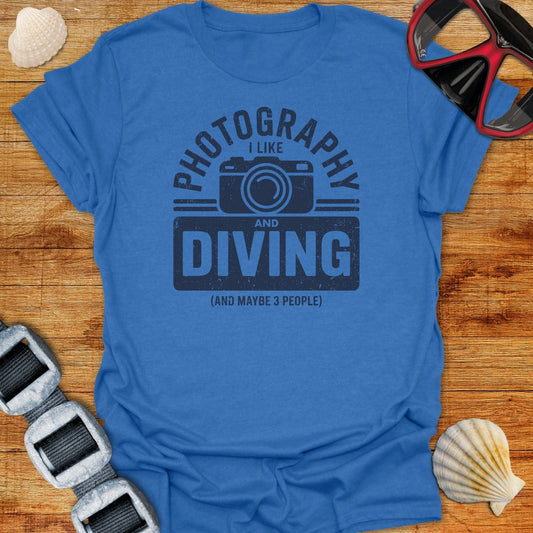 T-Shirt Heather Royal / S Photography & Diving T-Shirt