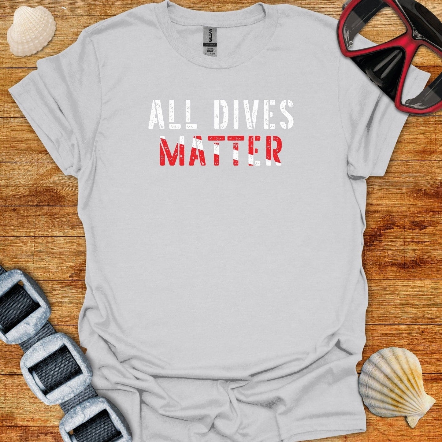 T-Shirt Ice Grey / S All Dives Matter