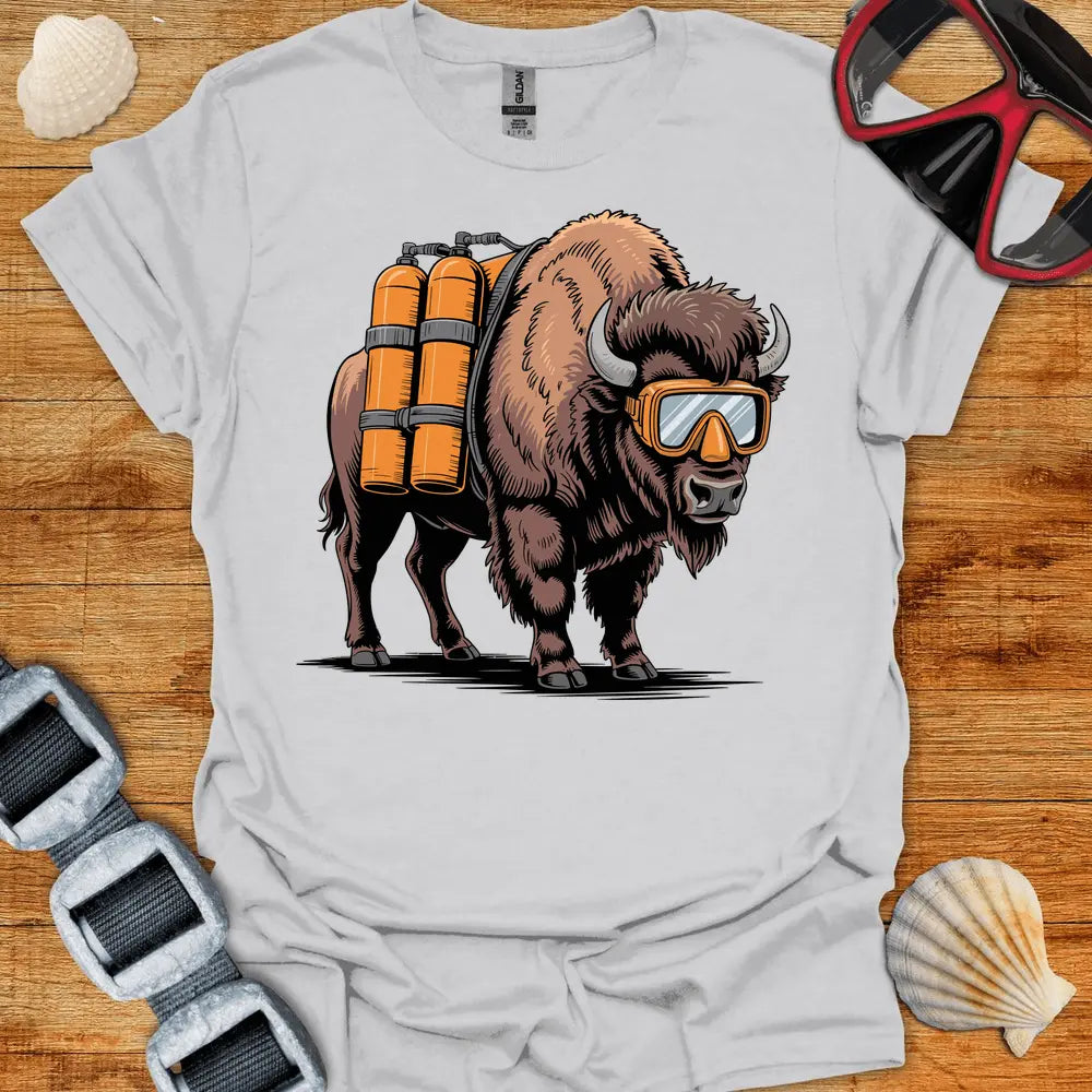 T-Shirt Ice Grey / S Byson Diver T-Shirt