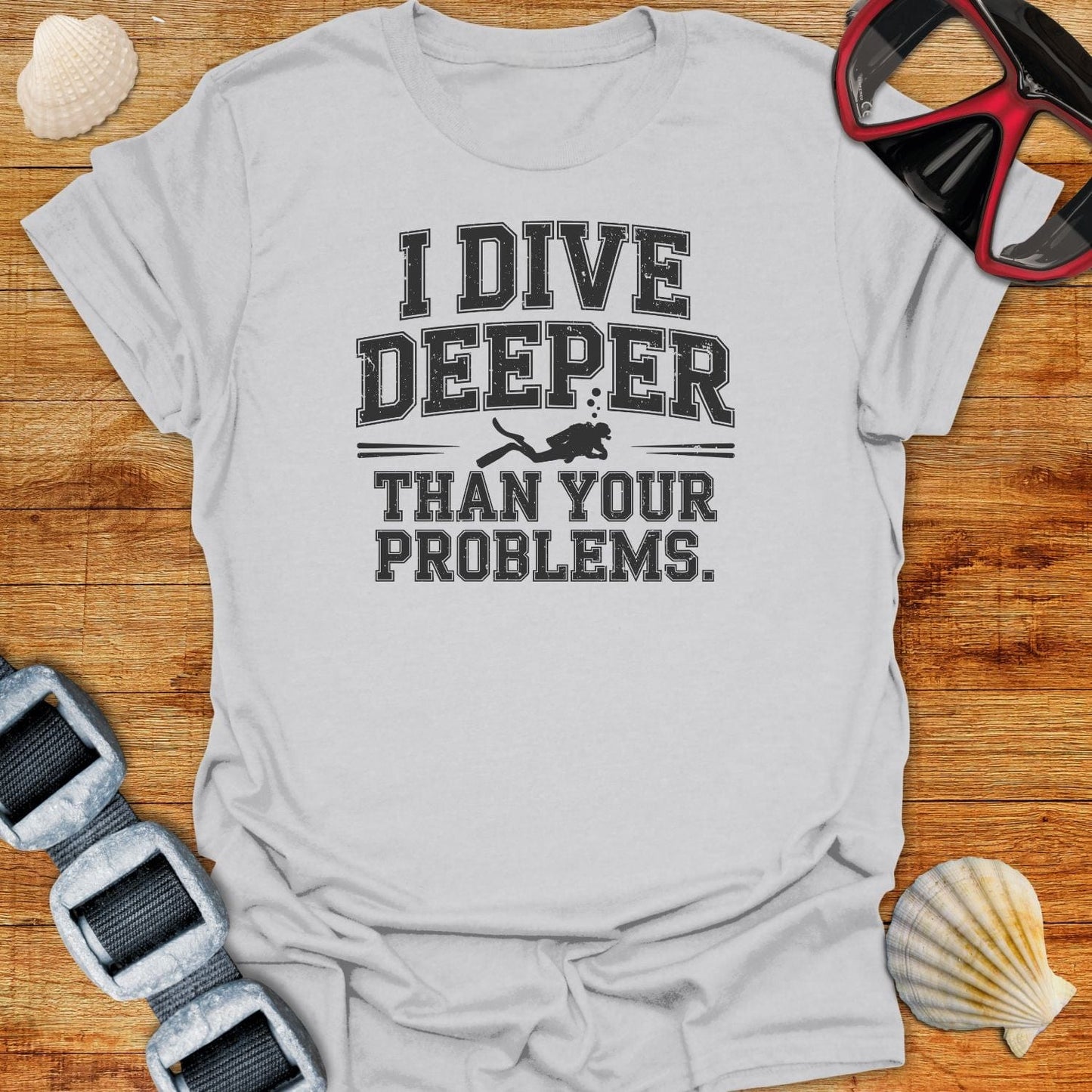 T-Shirt Ice Grey / S Deeper Problems T-Shirt