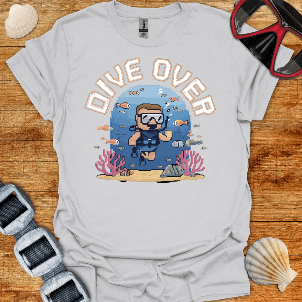 T-Shirt Ice Grey / S Dive Over Retro T-Shirt