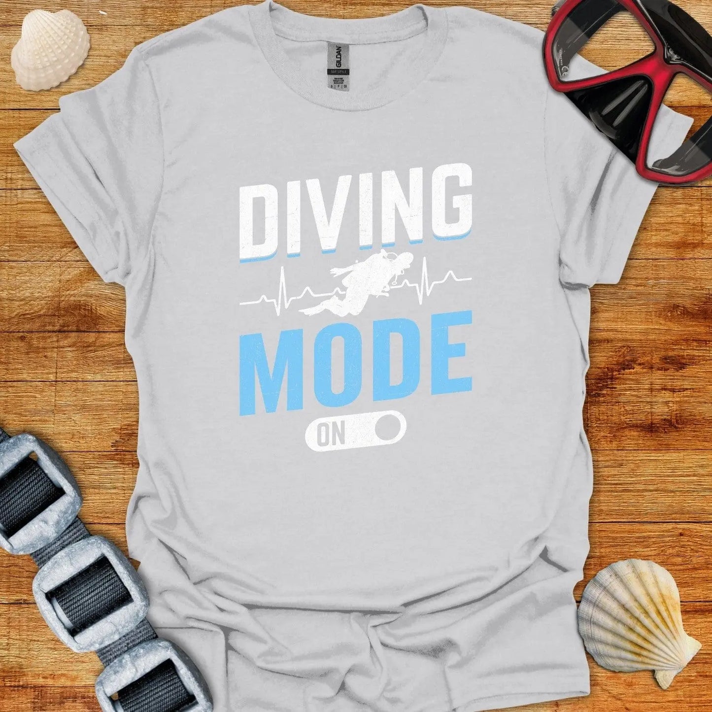 T-Shirt Ice Grey / S Diving Mode