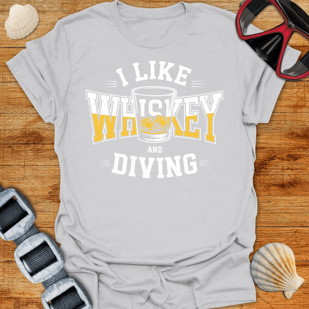 T-Shirt Ice Grey / S Diving & Whiskey T-Shirt