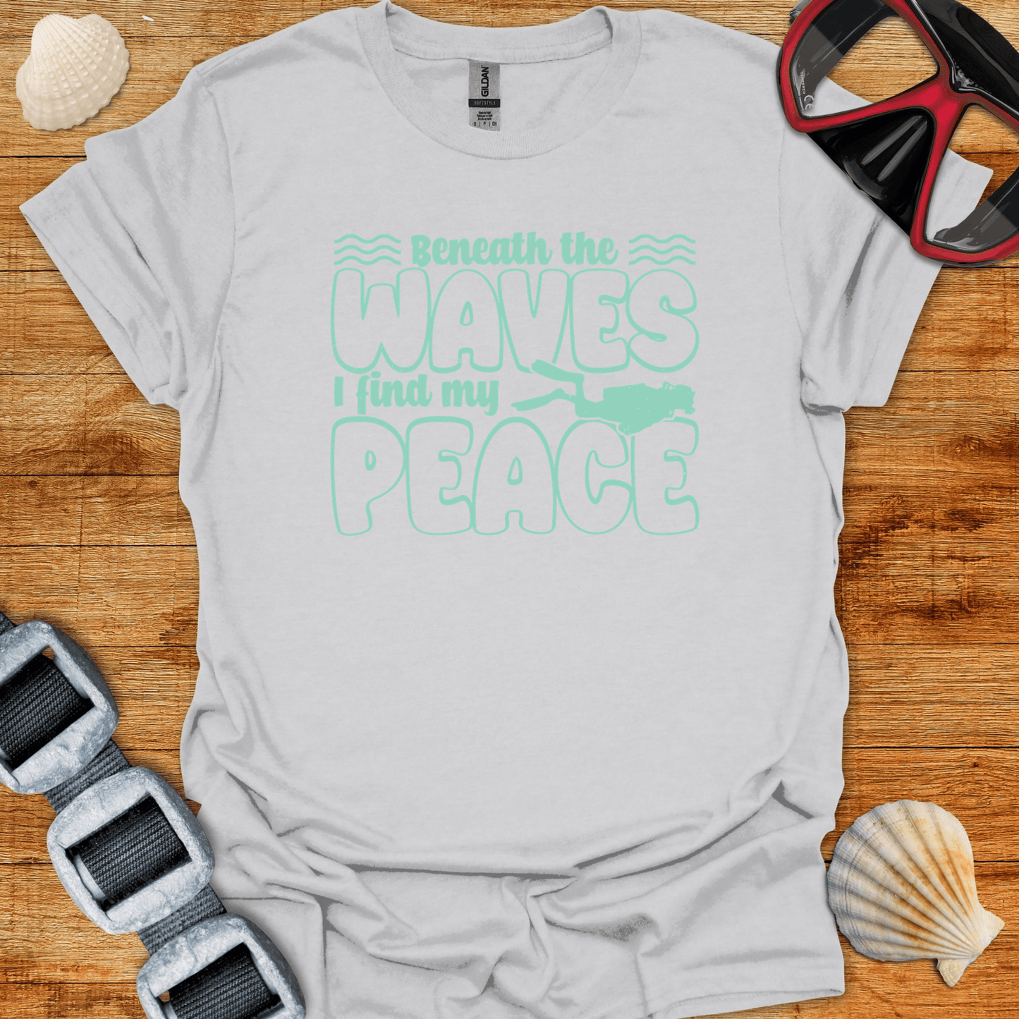 T-Shirt Ice Grey / S Find Peace T-Shirt