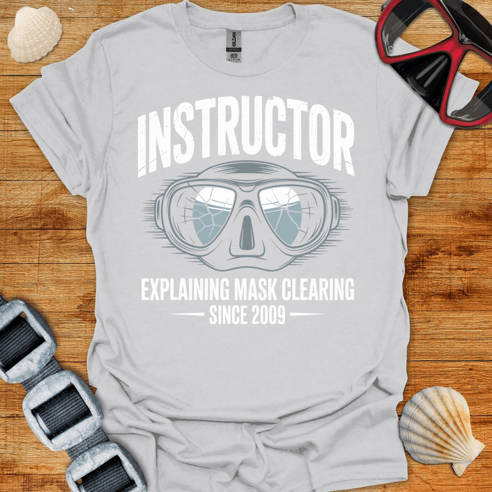 T-Shirt Ice Grey / S Instructor Mask T-Shirt